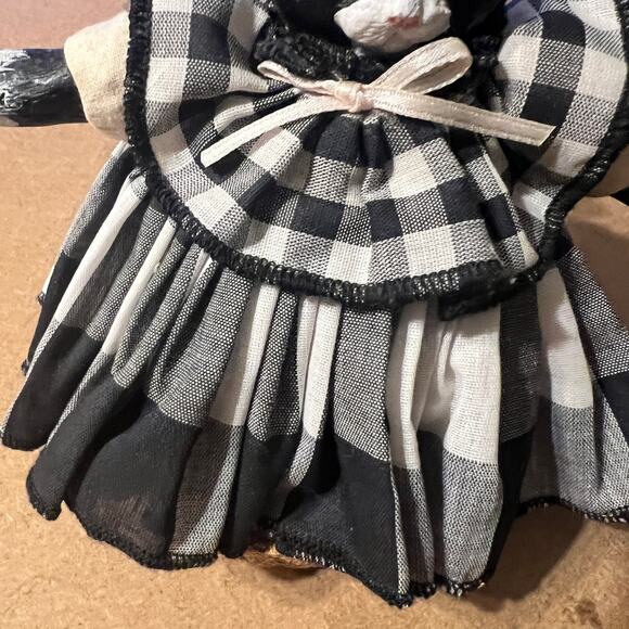 Wisty wonders Inc Crafty cat kitty doll anthropomorphic figurine *Cork bottom - Picture 15 of 16